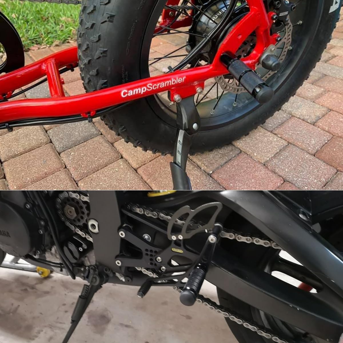 Back peg for Ridstar Q20 and E-Moto Fook Lock NON-FOLABLE